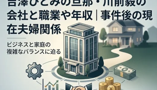 吉澤ひとみの旦那・川前毅の会社と職業や年収｜事件後の現在の夫婦関係