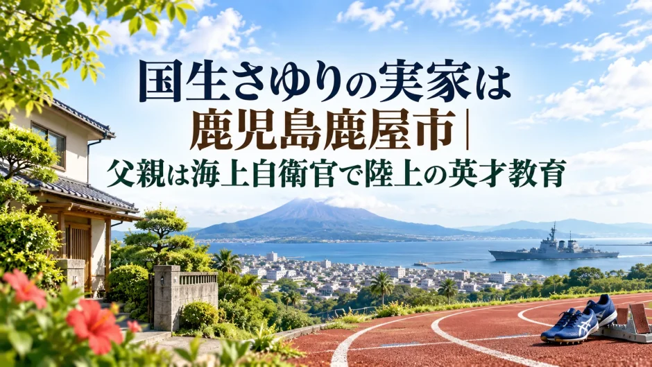 国生さゆりの実家は鹿児島鹿屋市｜父親は海上自衛官で陸上の英才教育