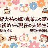 越智大祐の嫁・真菜との結婚の馴れ初めから現在の夫婦生活まで