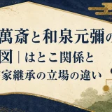 野村萬斎と和泉元彌の家系図｜はとこ関係と狂言宗家継承の立場の違い